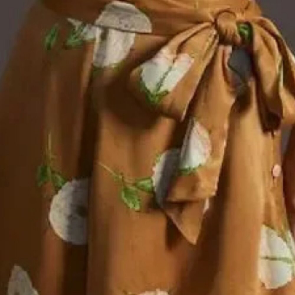 NWT Anthropologie Maeve Silky Floral Mini Skort.  SZ M - Picture 3 of 3